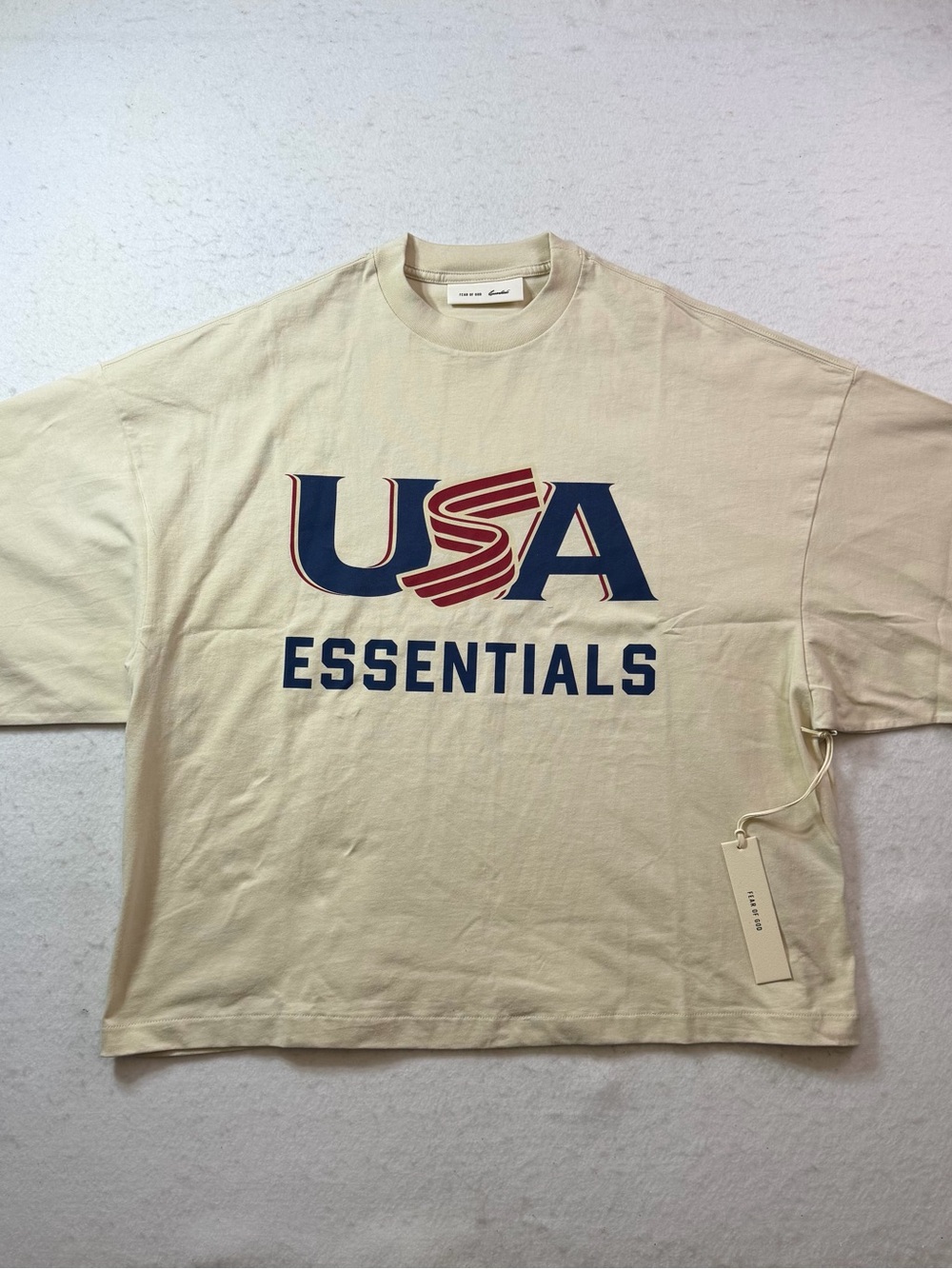 Fear of God ESSENTIALS USA World Baseball Classic WBC T-Shirt Oversized Size L